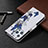Leather Case Stands Butterfly Flip Cover L07 Holder for Apple iPhone 13 Pro White