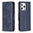 Leather Case Stands Butterfly Flip Cover L09 Holder for Apple iPhone 13 Pro Max Blue
