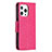 Leather Case Stands Butterfly Flip Cover L09 Holder for Apple iPhone 14 Pro Max Hot Pink