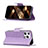 Leather Case Stands Butterfly Flip Cover L09 Holder for Apple iPhone 14 Pro Max Purple