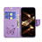 Leather Case Stands Butterfly Flip Cover L09 Holder for Apple iPhone 14 Pro Max Purple