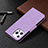 Leather Case Stands Butterfly Flip Cover L09 Holder for Apple iPhone 14 Pro Max Purple