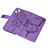 Leather Case Stands Butterfly Flip Cover L10 Holder for Apple iPhone 14 Plus Clove Purple