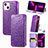 Leather Case Stands Fashionable Pattern Flip Cover H01 Holder for Apple iPhone 14 Plus