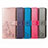 Leather Case Stands Fashionable Pattern Flip Cover H03 Holder for Apple iPhone 13 Mini