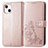 Leather Case Stands Fashionable Pattern Flip Cover H03 Holder for Apple iPhone 13 Mini