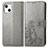 Leather Case Stands Fashionable Pattern Flip Cover H03 Holder for Apple iPhone 13 Mini