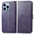 Leather Case Stands Fashionable Pattern Flip Cover H03 Holder for Apple iPhone 13 Pro