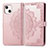 Leather Case Stands Fashionable Pattern Flip Cover H05 Holder for Apple iPhone 13 Mini