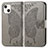 Leather Case Stands Fashionable Pattern Flip Cover H07 Holder for Apple iPhone 13 Mini