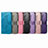 Leather Case Stands Fashionable Pattern Flip Cover H07 Holder for Apple iPhone 13 Mini