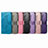 Leather Case Stands Fashionable Pattern Flip Cover H07 Holder for Apple iPhone 14 Plus