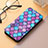 Leather Case Stands Fashionable Pattern Flip Cover H09 Holder for Apple iPhone 14 Pro
