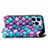 Leather Case Stands Fashionable Pattern Flip Cover H10 Holder for Apple iPhone 13 Pro