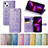 Leather Case Stands Fashionable Pattern Flip Cover H11 Holder for Apple iPhone 13 Mini