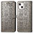 Leather Case Stands Fashionable Pattern Flip Cover H11 Holder for Apple iPhone 14