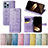 Leather Case Stands Fashionable Pattern Flip Cover H11 Holder for Apple iPhone 14 Pro