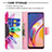 Leather Case Stands Fashionable Pattern Flip Cover Holder B01F for Oppo A94 4G