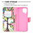 Leather Case Stands Fashionable Pattern Flip Cover Holder B01F for Samsung Galaxy A12 Nacho
