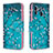 Leather Case Stands Fashionable Pattern Flip Cover Holder B01F for Samsung Galaxy A20e