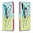 Leather Case Stands Fashionable Pattern Flip Cover Holder B01F for Samsung Galaxy A20s