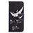 Leather Case Stands Fashionable Pattern Flip Cover Holder B01F for Samsung Galaxy A30 Black