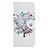 Leather Case Stands Fashionable Pattern Flip Cover Holder B01F for Samsung Galaxy A70S White