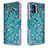 Leather Case Stands Fashionable Pattern Flip Cover Holder B01F for Samsung Galaxy A71 5G