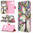 Leather Case Stands Fashionable Pattern Flip Cover Holder B01F for Samsung Galaxy A71 5G