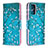 Leather Case Stands Fashionable Pattern Flip Cover Holder B01F for Samsung Galaxy Note 20 5G