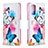 Leather Case Stands Fashionable Pattern Flip Cover Holder B01F for Samsung Galaxy Note 20 5G