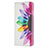 Leather Case Stands Fashionable Pattern Flip Cover Holder B01F for Samsung Galaxy S21 Ultra 5G