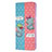 Leather Case Stands Fashionable Pattern Flip Cover Holder B01F for Samsung Galaxy S21 Ultra 5G Mixed
