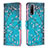 Leather Case Stands Fashionable Pattern Flip Cover Holder B01F for Vivo Y30