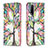 Leather Case Stands Fashionable Pattern Flip Cover Holder B01F for Vivo Y30