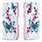 Leather Case Stands Fashionable Pattern Flip Cover Holder B03F for Samsung Galaxy Note 20 5G