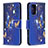 Leather Case Stands Fashionable Pattern Flip Cover Holder B03F for Samsung Galaxy Note 20 5G