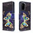 Leather Case Stands Fashionable Pattern Flip Cover Holder B03F for Samsung Galaxy S20