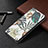 Leather Case Stands Fashionable Pattern Flip Cover Holder B03F for Samsung Galaxy S22 Ultra 5G