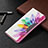 Leather Case Stands Fashionable Pattern Flip Cover Holder B03F for Samsung Galaxy S22 Ultra 5G Colorful