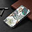 Leather Case Stands Fashionable Pattern Flip Cover Holder B03F for Samsung Galaxy S23 5G Green