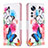 Leather Case Stands Fashionable Pattern Flip Cover Holder B03F for Xiaomi Mi 12S 5G Colorful