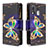 Leather Case Stands Fashionable Pattern Flip Cover Holder B04F for Samsung Galaxy A40