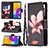 Leather Case Stands Fashionable Pattern Flip Cover Holder B04F for Samsung Galaxy M52 5G