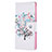 Leather Case Stands Fashionable Pattern Flip Cover Holder B04F for Samsung Galaxy S21 Ultra 5G