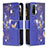 Leather Case Stands Fashionable Pattern Flip Cover Holder B04F for Vivo Y11s