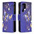Leather Case Stands Fashionable Pattern Flip Cover Holder B05F for Samsung Galaxy S21 Ultra 5G