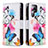 Leather Case Stands Fashionable Pattern Flip Cover Holder B05F for Samsung Galaxy S22 Ultra 5G