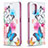 Leather Case Stands Fashionable Pattern Flip Cover Holder B05F for Xiaomi Poco M5S Colorful