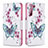 Leather Case Stands Fashionable Pattern Flip Cover Holder B09F for Samsung Galaxy S21 Plus 5G Colorful